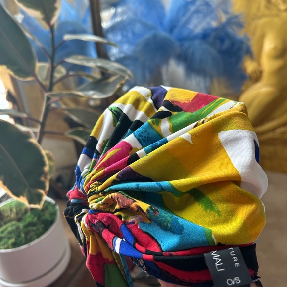 NORMA KAMALI rare multicolour turban ‼️$42 OBO - Picture 4 of 4